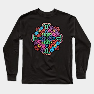 Colorful Mandala Long Sleeve T-Shirt